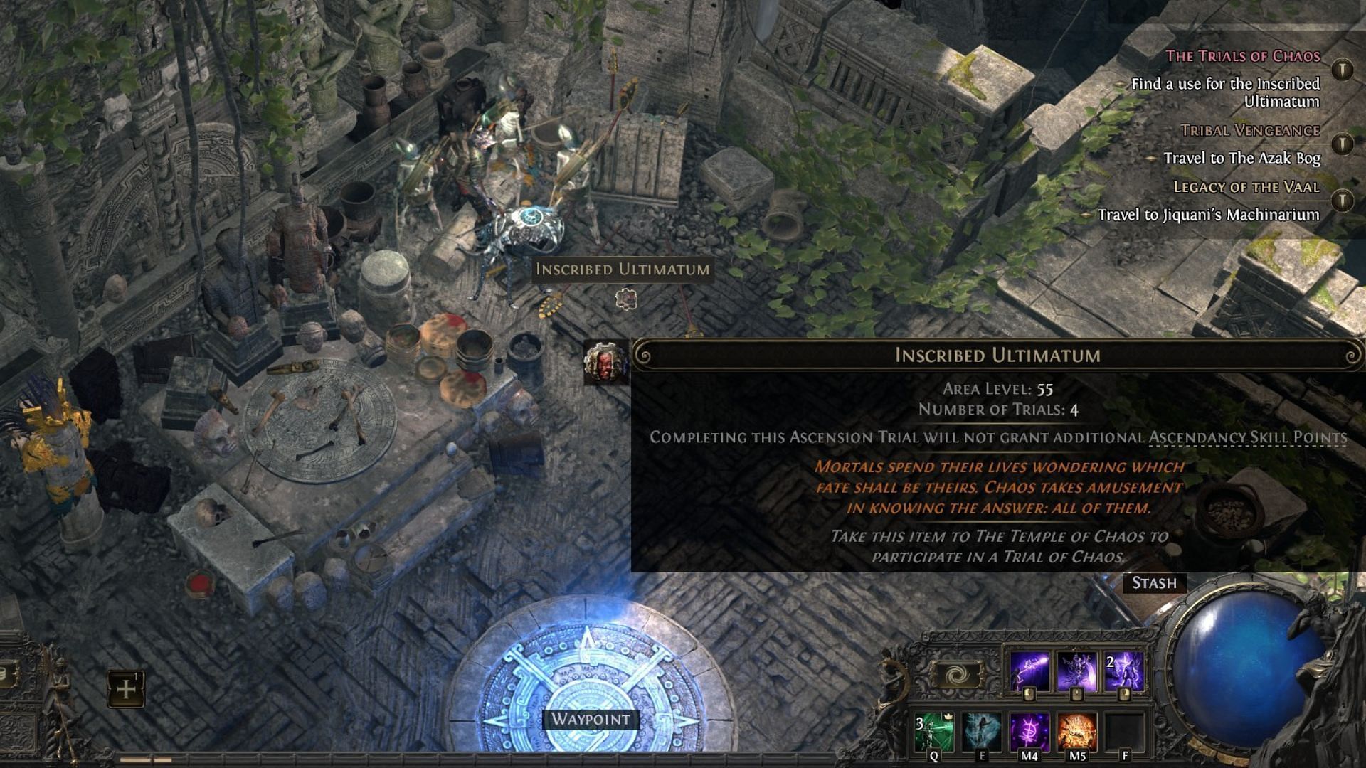 Inscribed Ultimatum (Image via Grinding Gear Games)